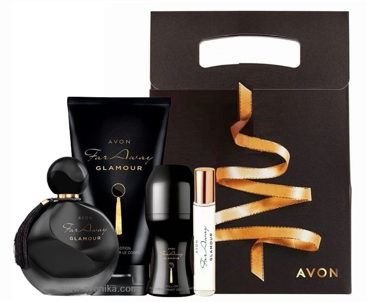 AVON Far Away Glamour lot de 4 produits AVONIKA