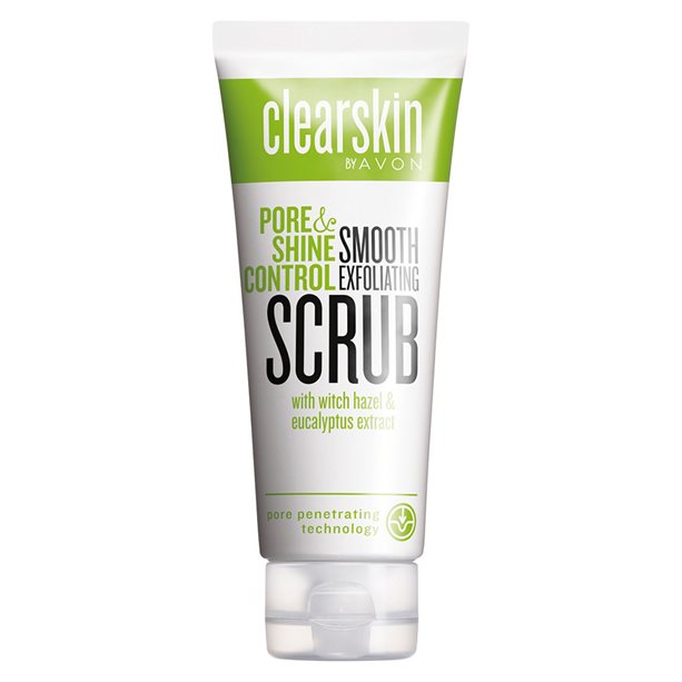 AVON Clearskin reinigende scrub poren & shine