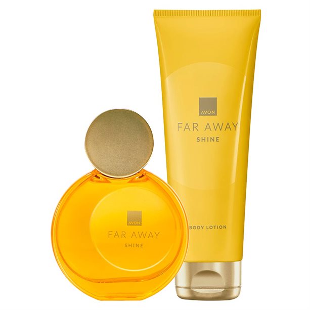 Avon Far Away Shine Parfüm + duftende Körperlotion