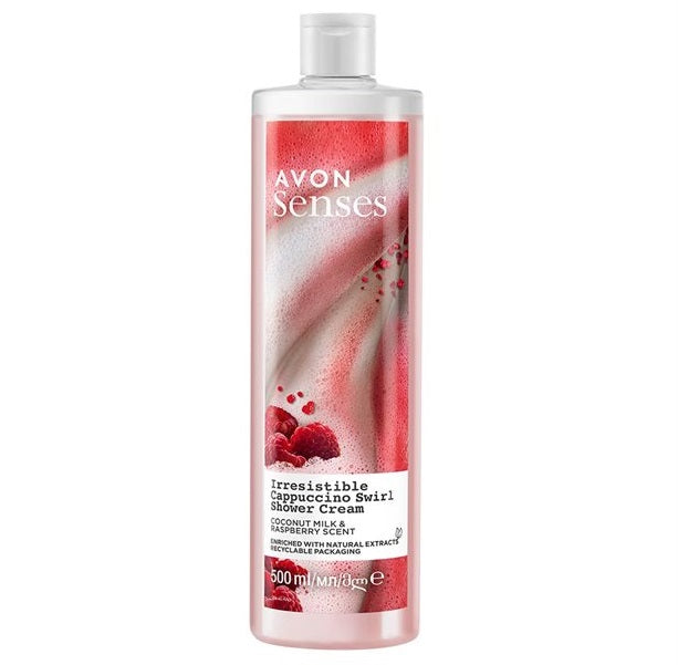 AVON Senses kokosmelk & frambozen douchecrème 500 ml