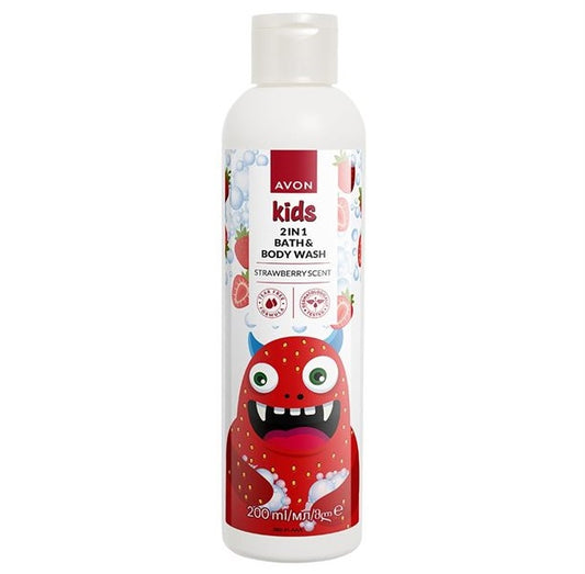 AVON Kids gel douche & bain mousse à la fraise