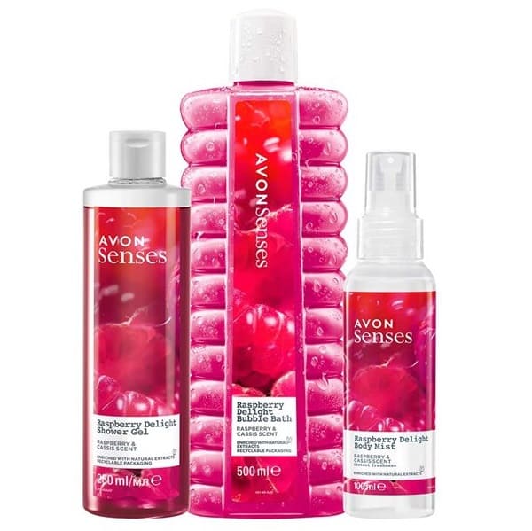 Avon Senses Raspberry Delight Lichaamsverzorgingsset