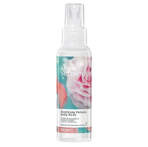 AVON Senses spray parfumé fleur de tiaré er pivoine