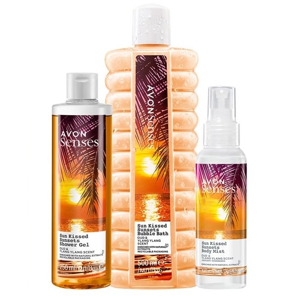 Trio Avon Senses Sun Kissed Sunsets