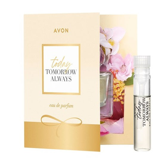 Carte échantillon de parfum AVON