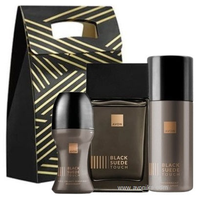 AVON Black Suede Touch cadeauset