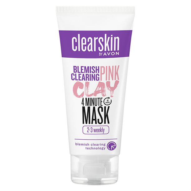 AVON Clearskin Gesichtsmaske mit rosa Tonerde