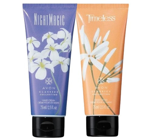 Duo crème à main Avon Timeless & Night Magic