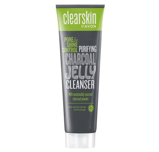 Gel nettoyant visage au charbon Avon Clearskin