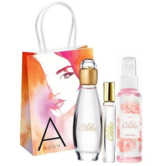 Parfum Avon Célèbre en coffret cadeau