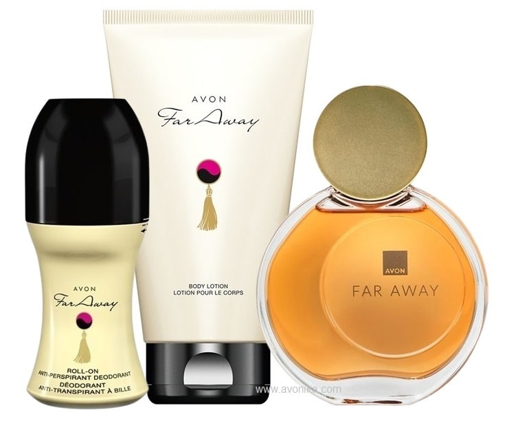 AVON Far Away Duftset 3-teilig mit Körperlotion