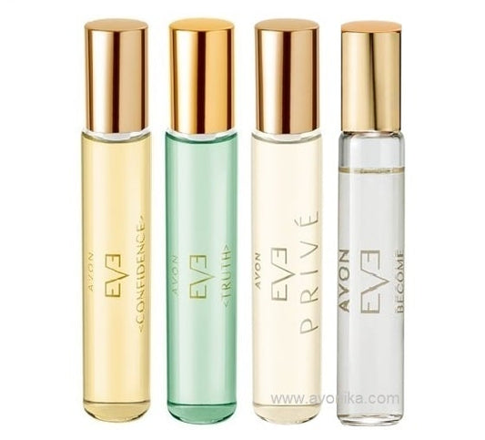 AVON EVE Collection lot de 4 eaux de parfum spray de 10 ml