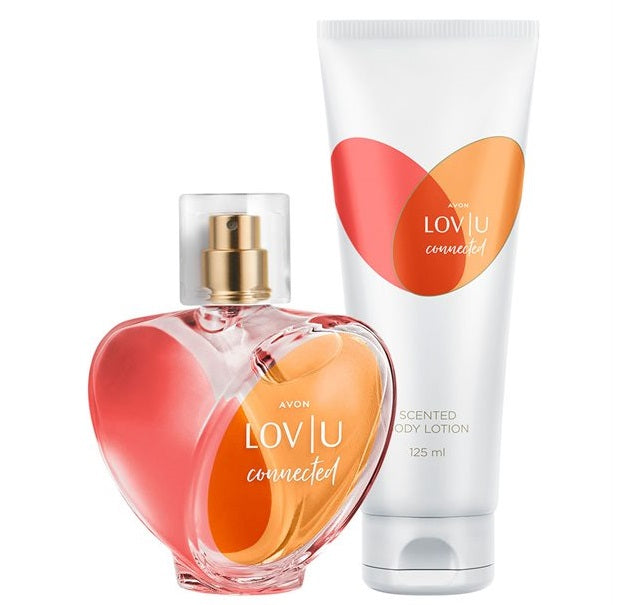 AVON Lov U Connected eau de parfum lot lotion parfumée