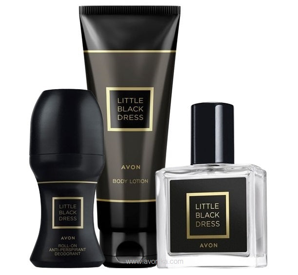 Parfum Little Black Dress AVON lot de 3 produits