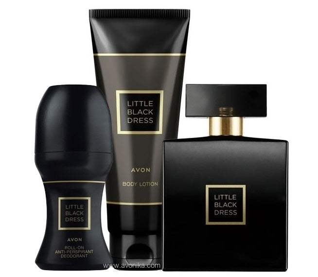 Eau de parfum AVON Little Black Dress lot de 3 produits