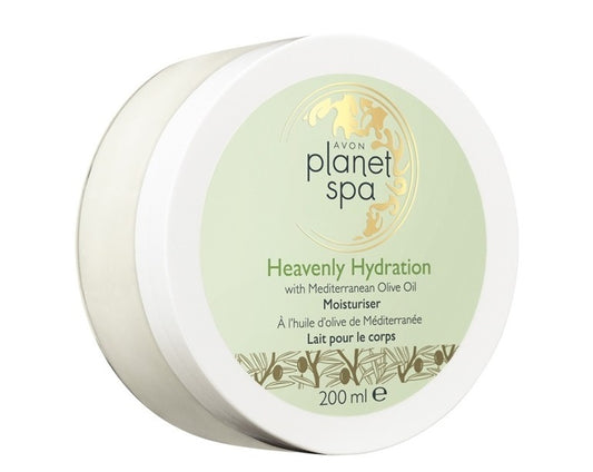 AVON Planet Spa Heavenly Hydration lait hydratant pour le corps à l'huile d'olive 200 ml