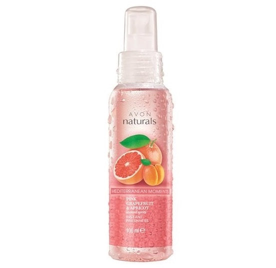 AVON Naturals bodyspray roze grapefruit en abrikozengeur