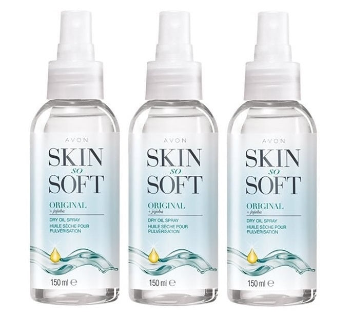 3X Avon Skin so Soft spray