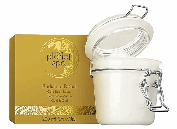 AVON Planet Spa beurre corporel Radiance Ritual Gold 200 ml