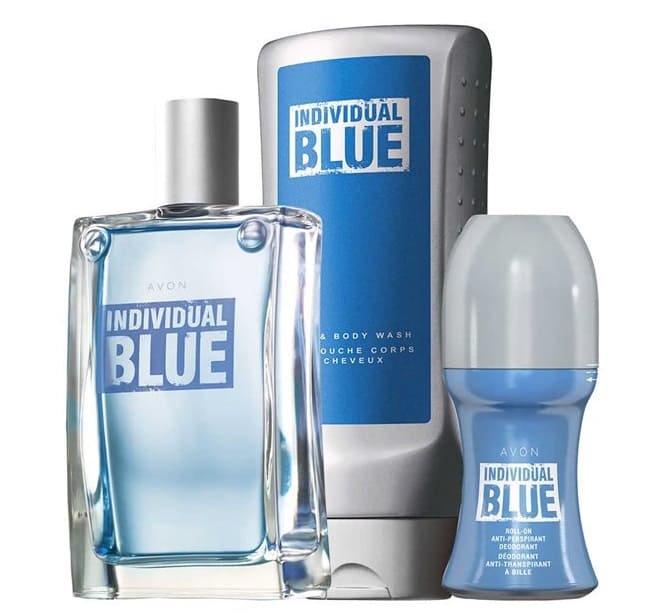 Parfum Avon Individual Blue ensemble de 3 produits