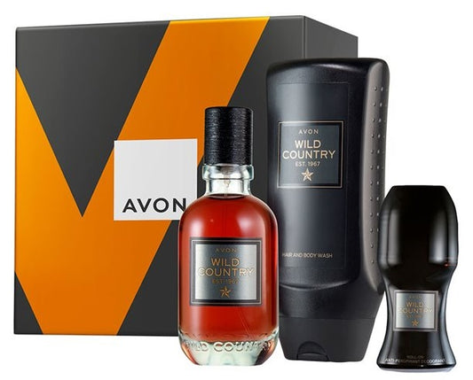 Parfüm Avon Wild Contry, Deoroller & Duschgel