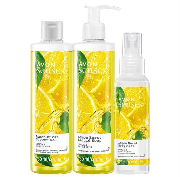 Avon Senses Lemon Burst-trio