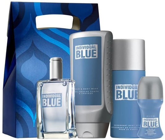AVON Individual Blue coffret avec 4 produits - AVONIKA