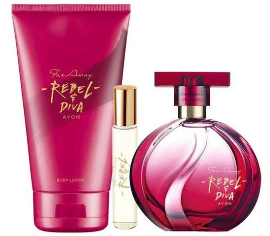AVON Far Away Rebel & Diva parfum set