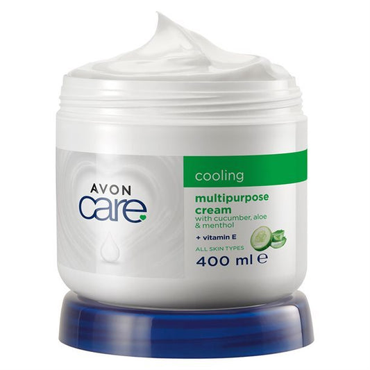 AVON Care Erfrischende Pflegecreme für Gesicht, Körper & Hände mit Aloe und Gurke 400 ml